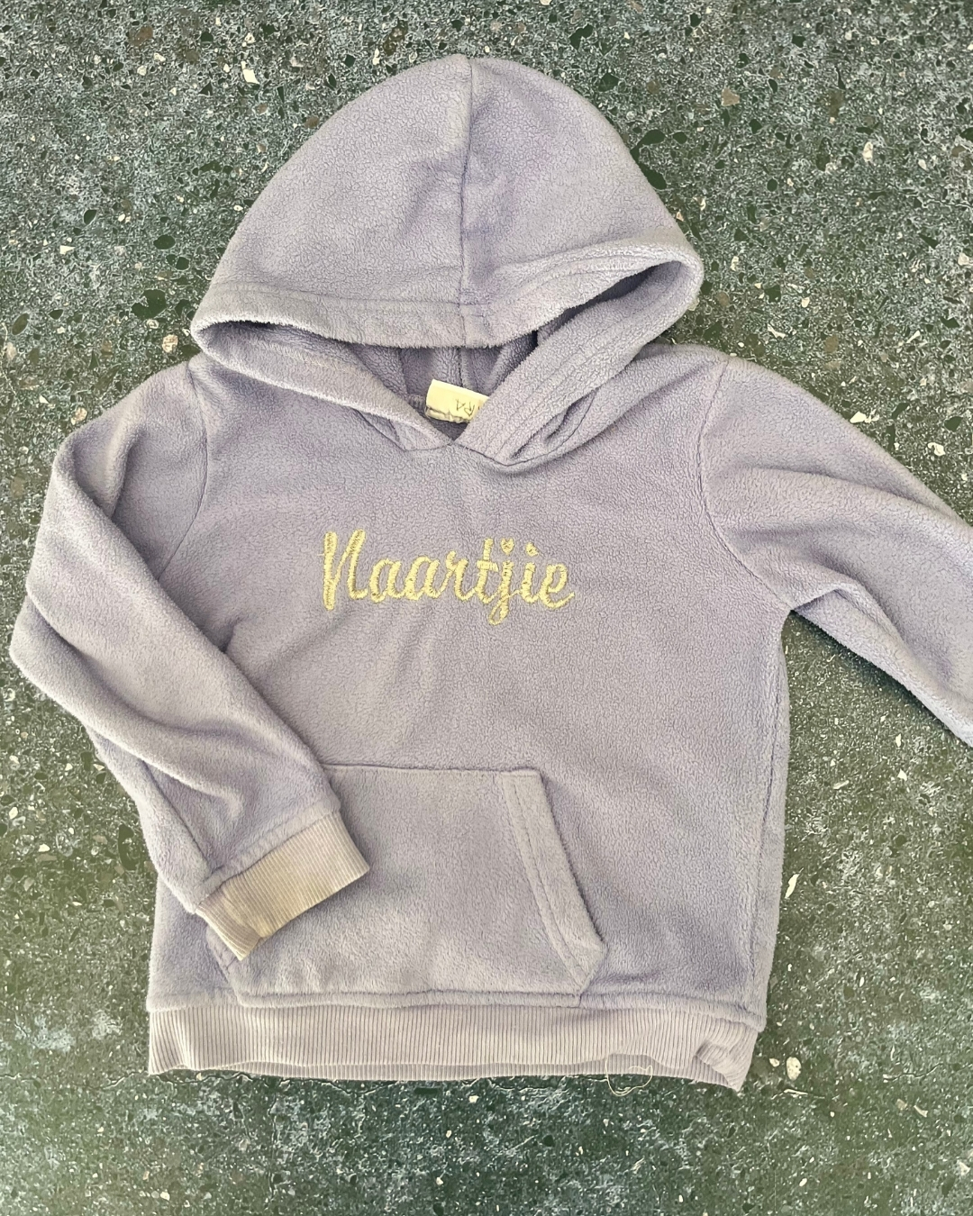 Naartjie purple fleece hoodie 18/24M