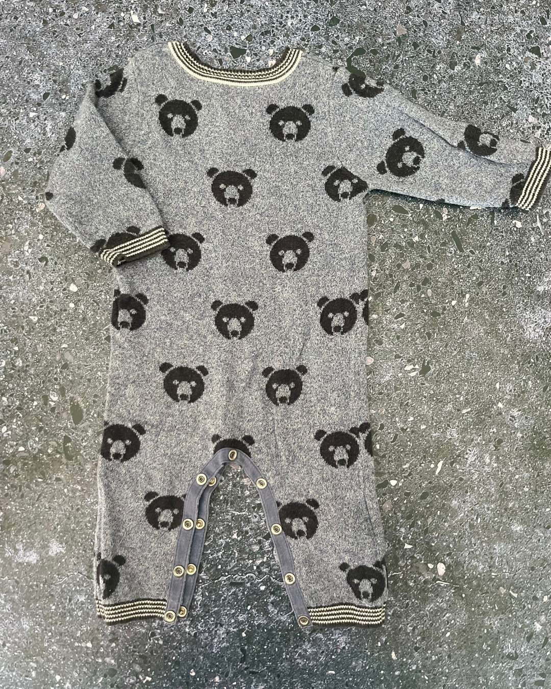 Country Road blue bear onesie 6/12M