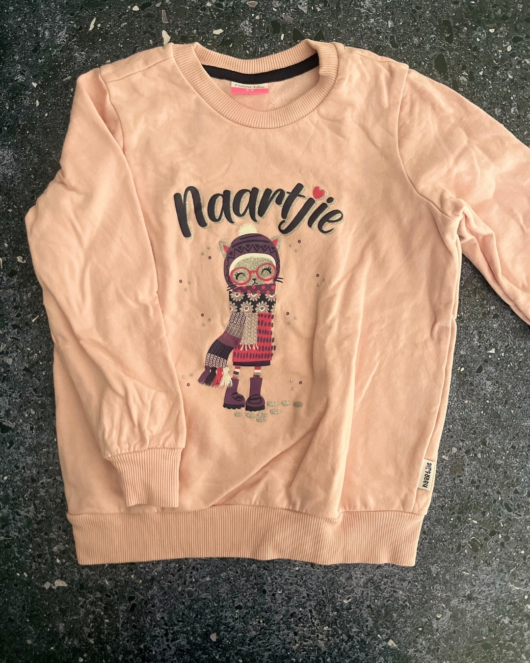 Naartjie pink winter cat seater 3/4Y