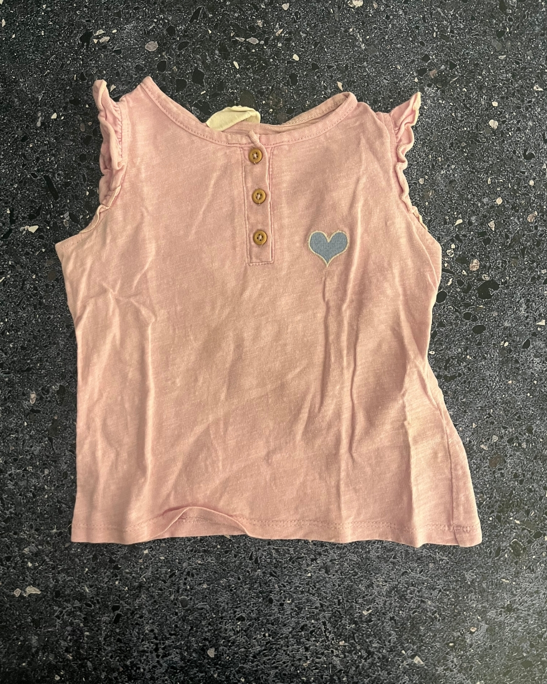 Cotton On pink heart tops 2Y