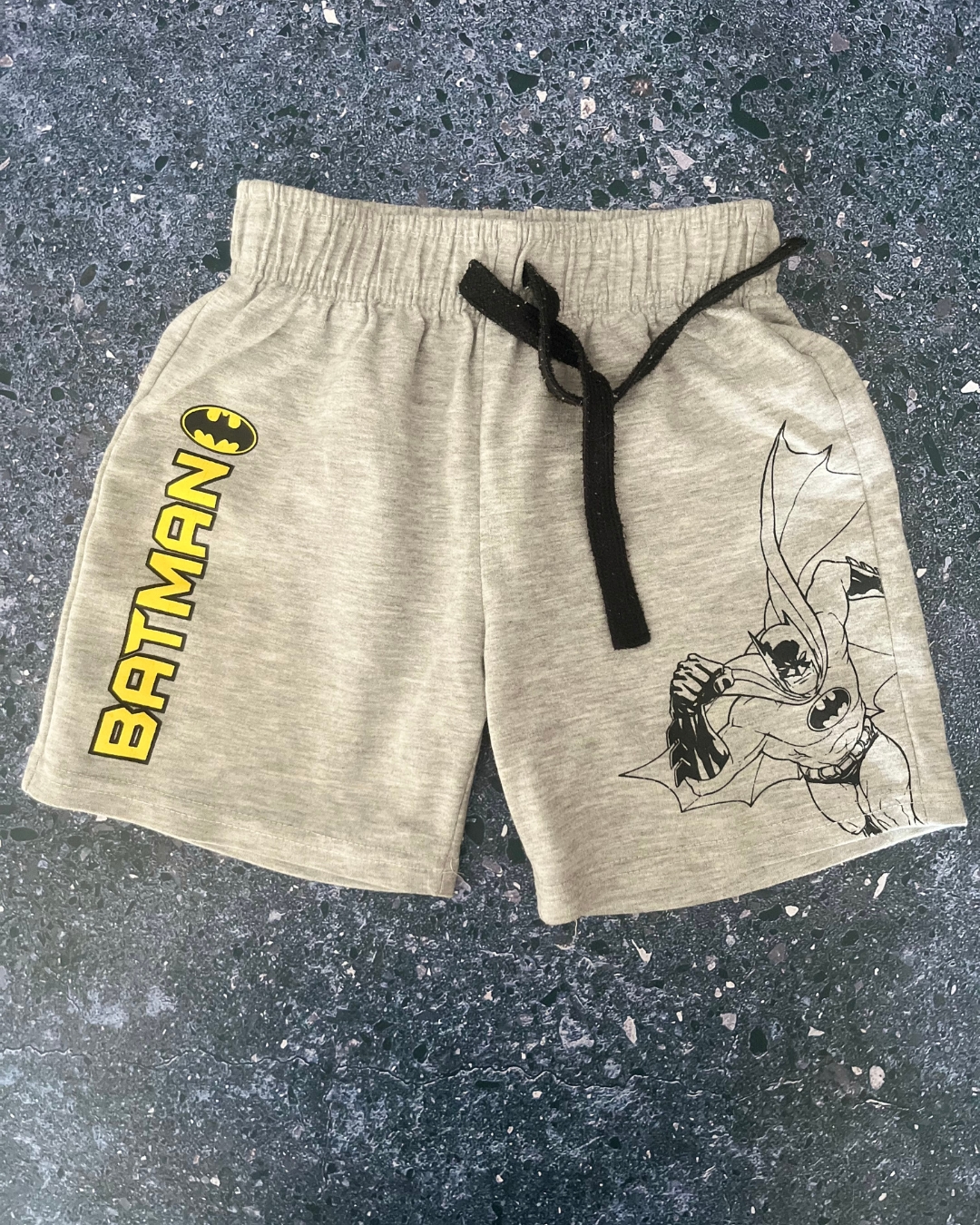 Batman grey shorts 5/6Y
