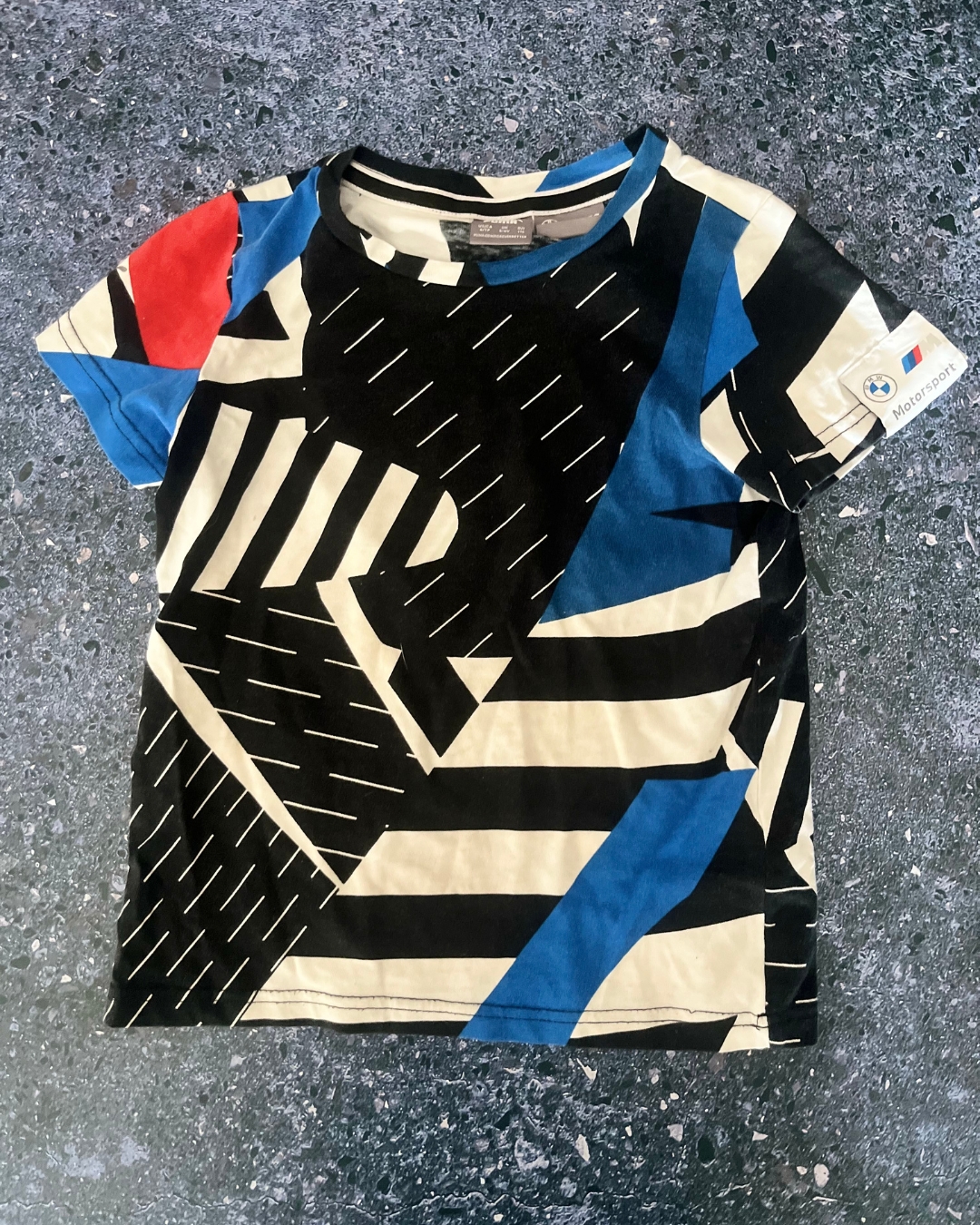 Puma blue, black and red T-shirt 5/6Y