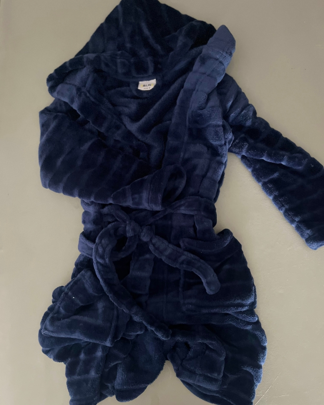 Woolworths blue fleece gown 9Y