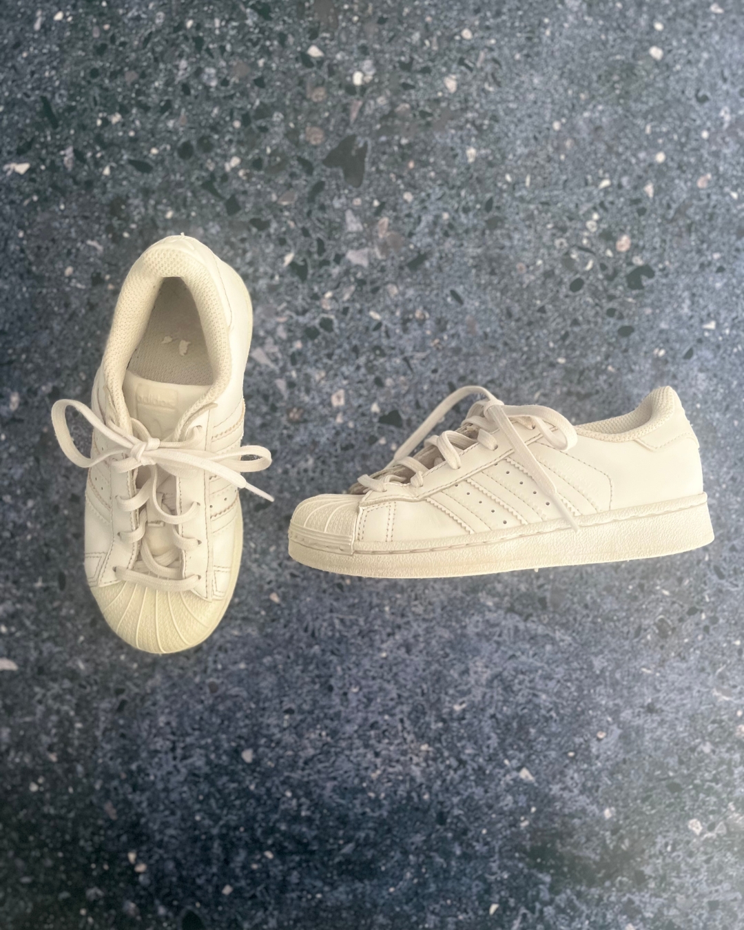 Adidas white shoes Size 12