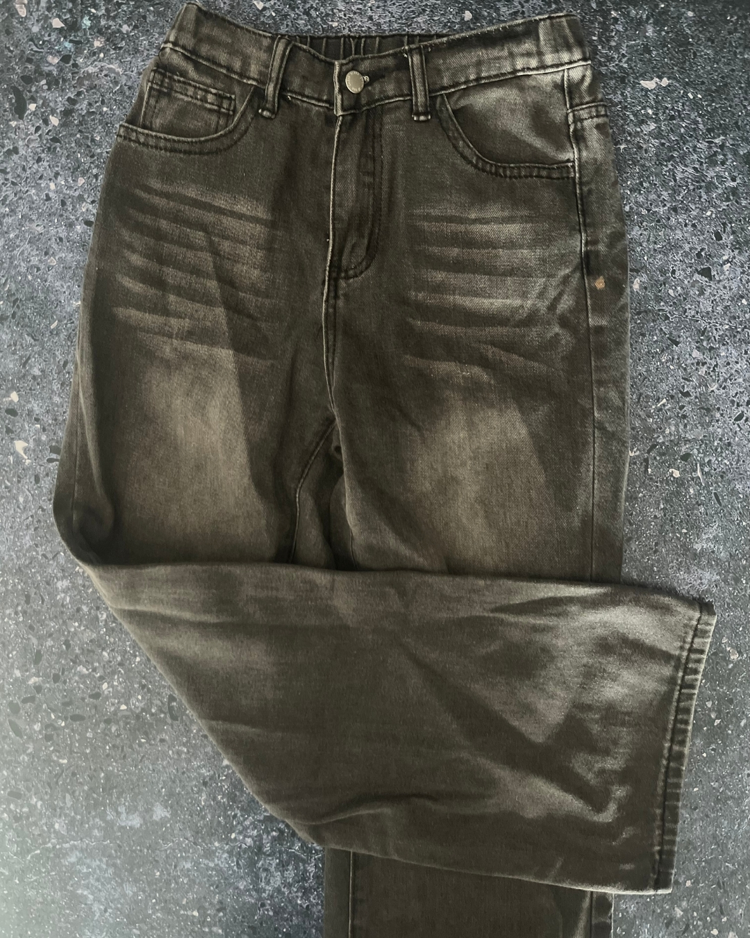 Shein black faded jeans 11Y