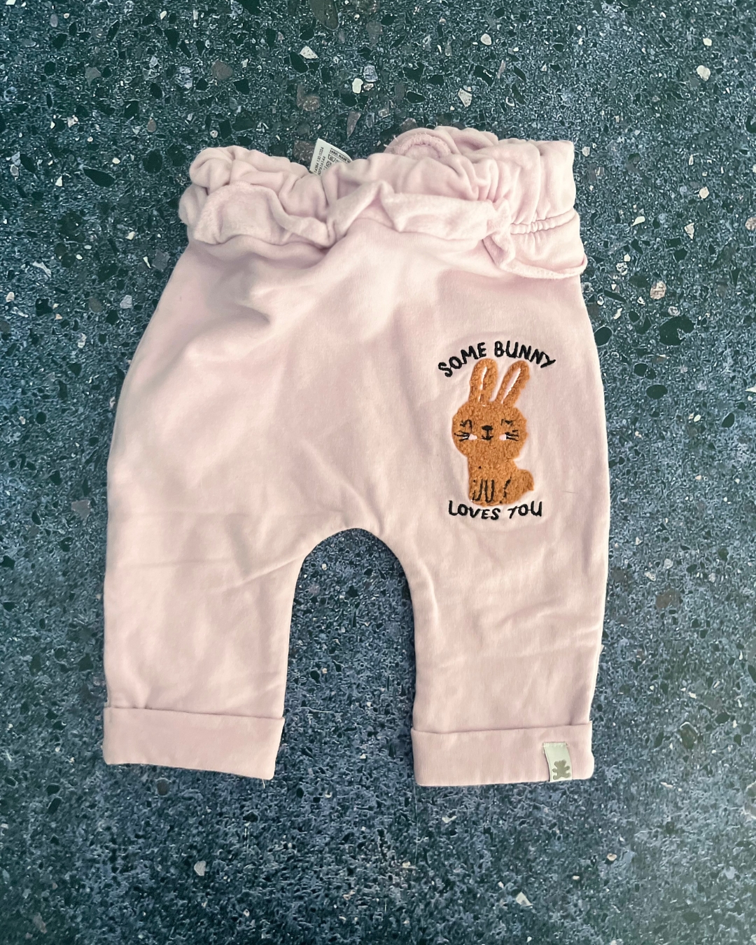 Woolworths purple Bunny Loves You pants 1/3M