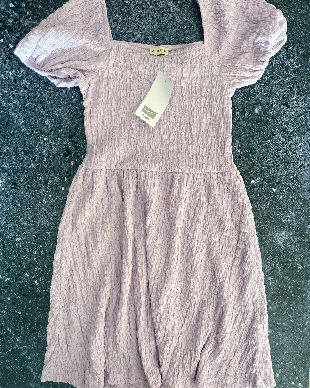 *NEW* F&F purple dress 9/10Y
