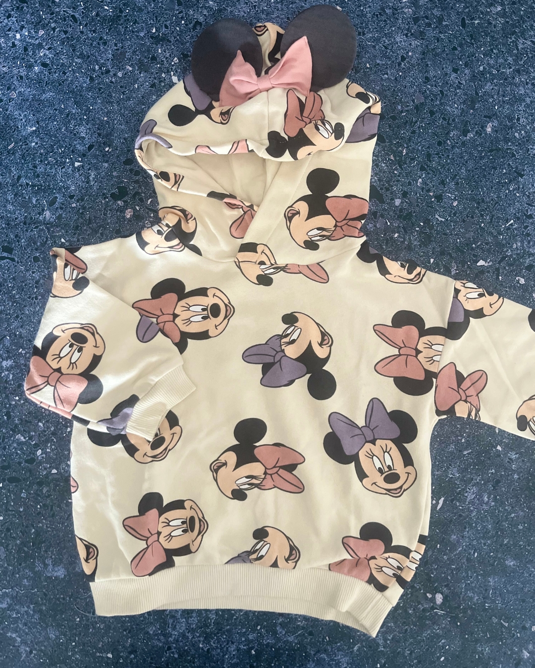 H&M brown Minnie Mouse hoodie 9/12M