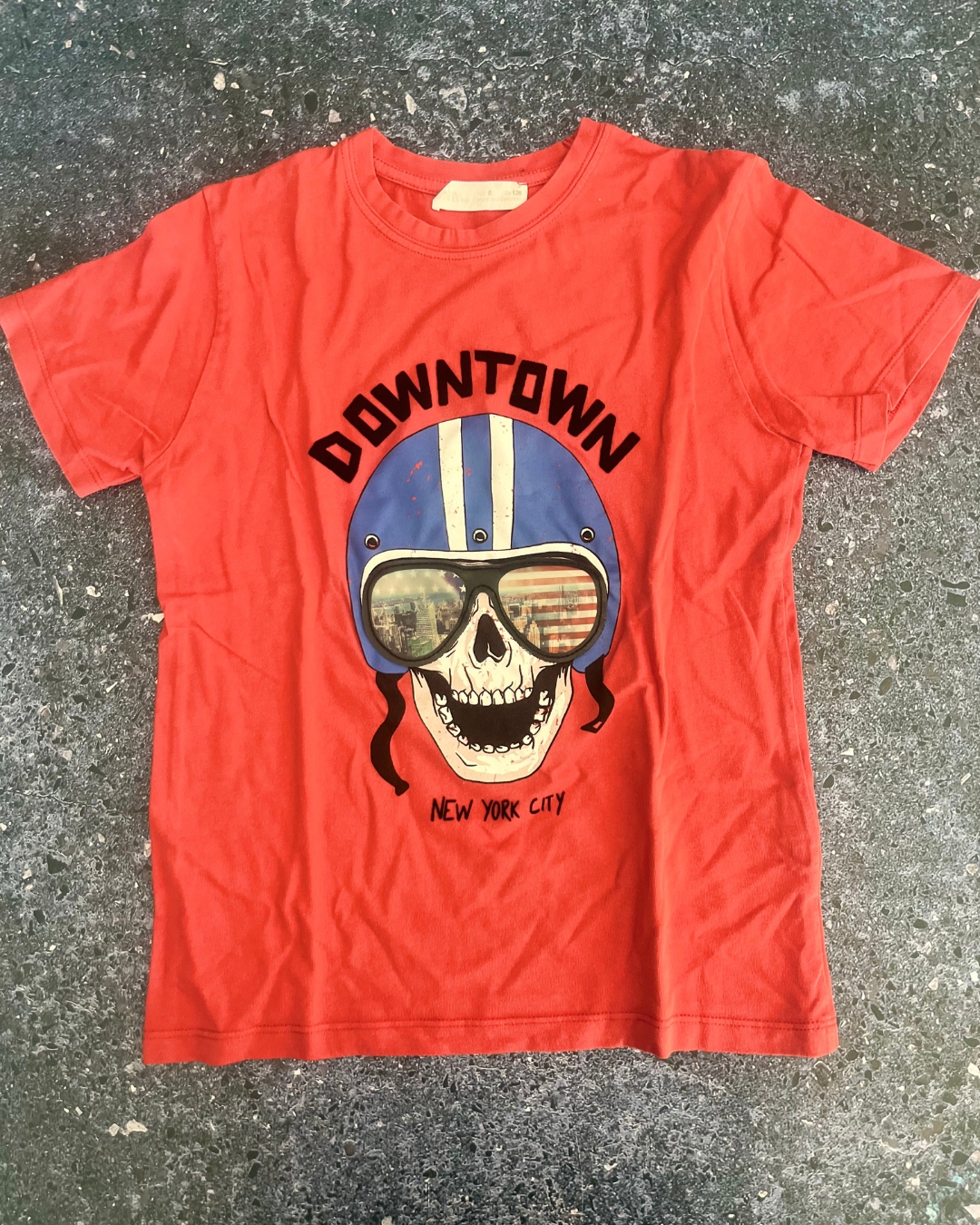 Zara red Downstown T-shirt 8Y