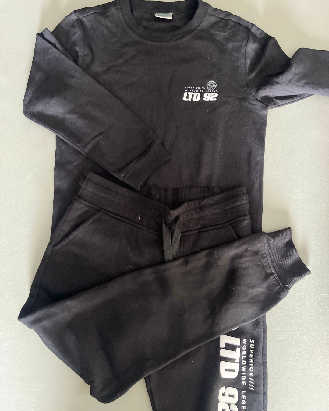 LTD black 92 tracksuit set 11/12Y