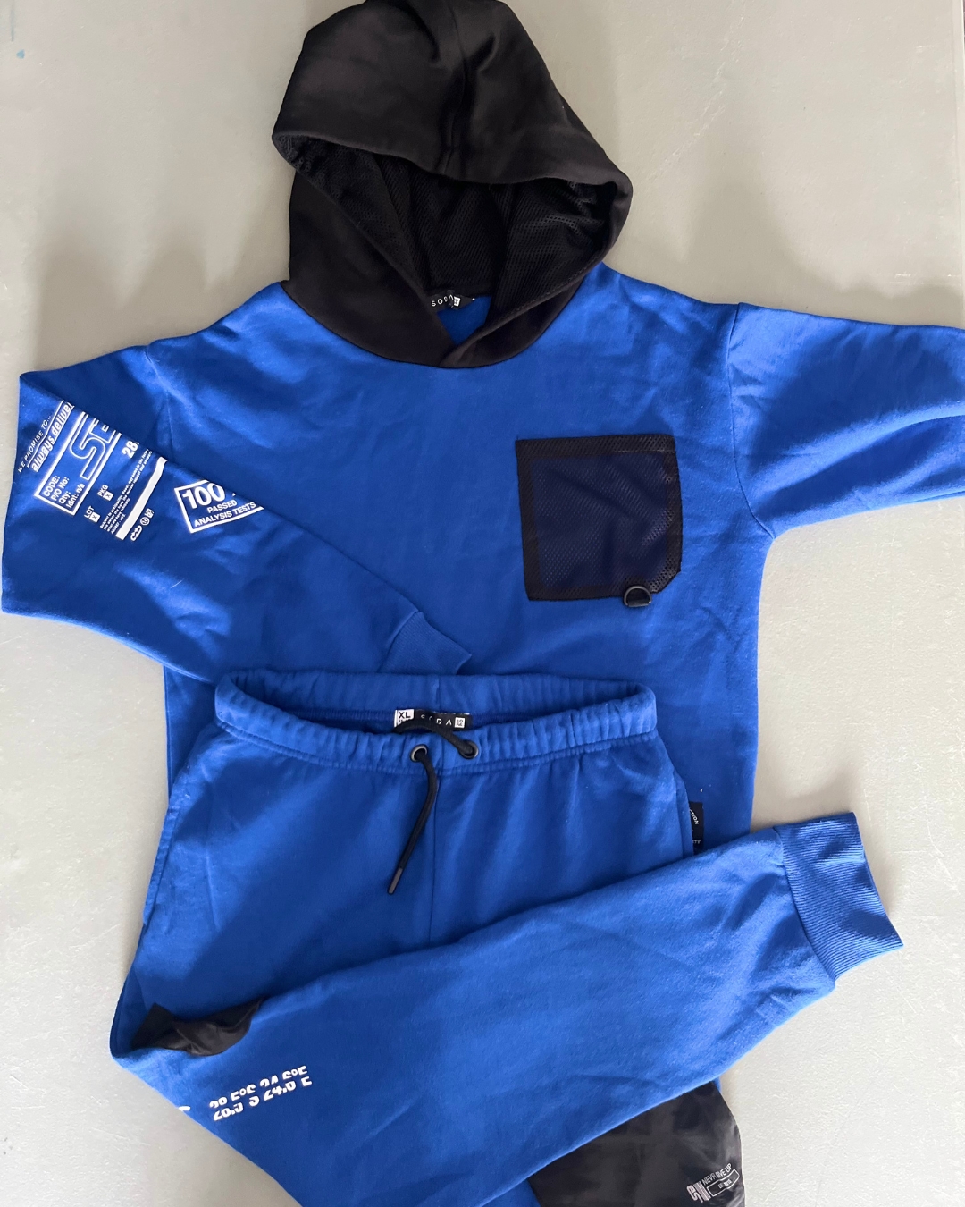 Soda Bloc blue and black tracksuit set 11/12Y