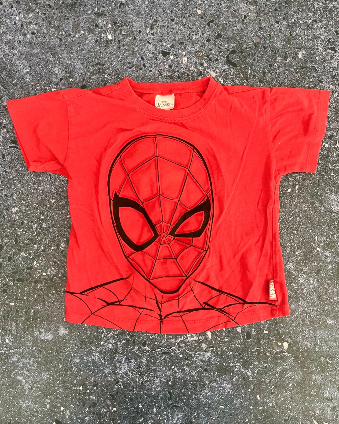 Woolworths red Spiderman T-shirt 2Y