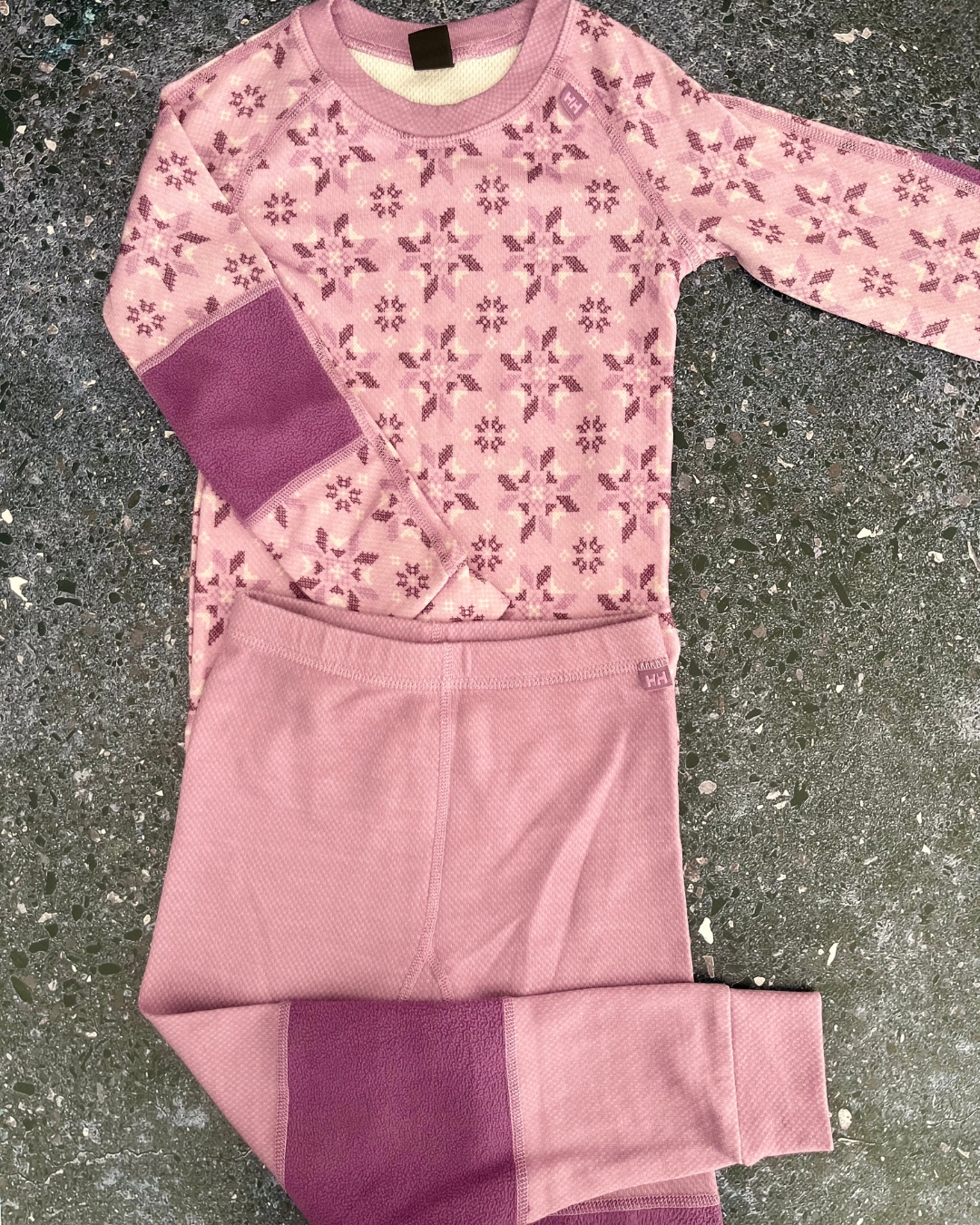 Helly Hansen purple pajama set 4Y