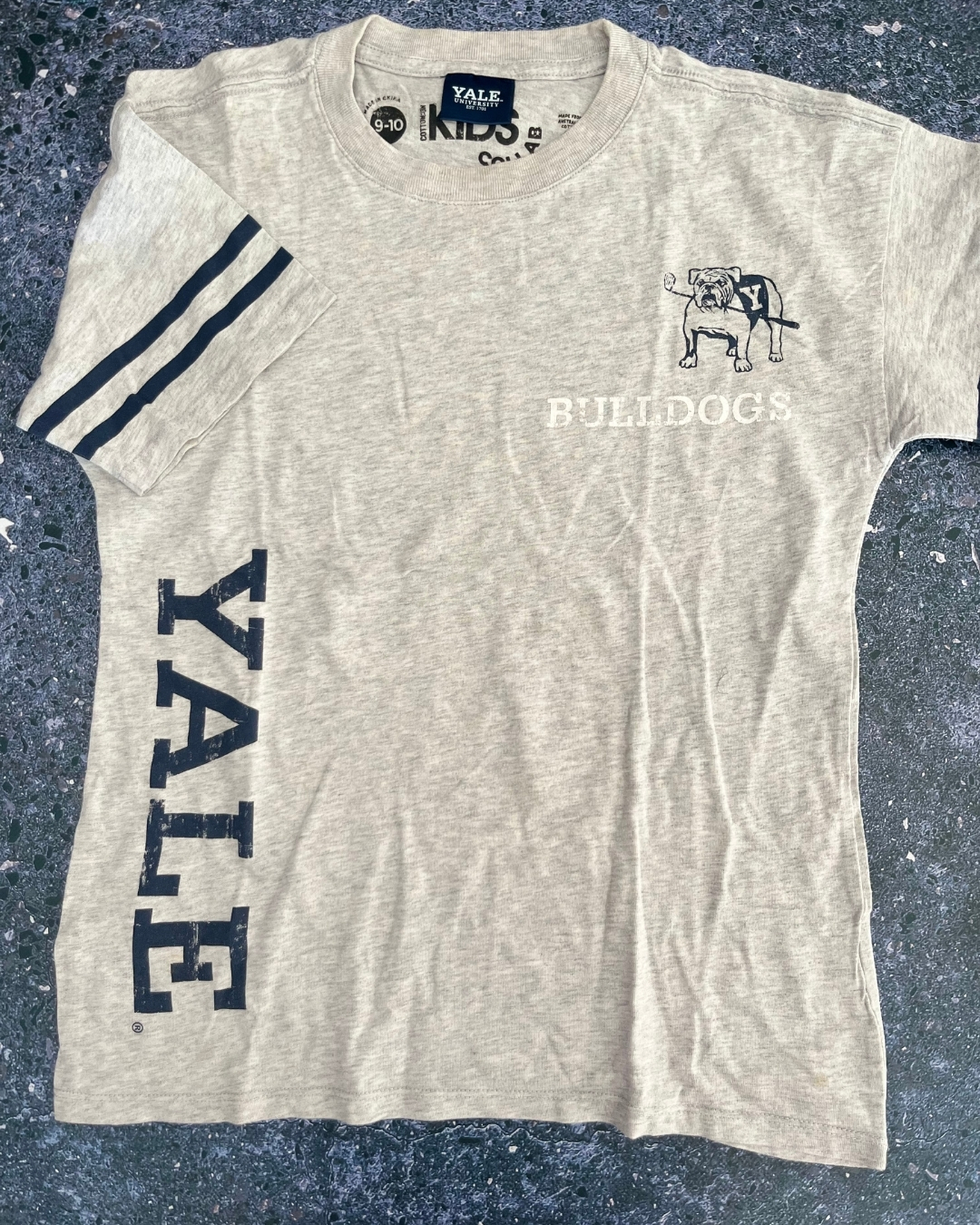 Cotton On grey Yale T-shirt 9/10Y
