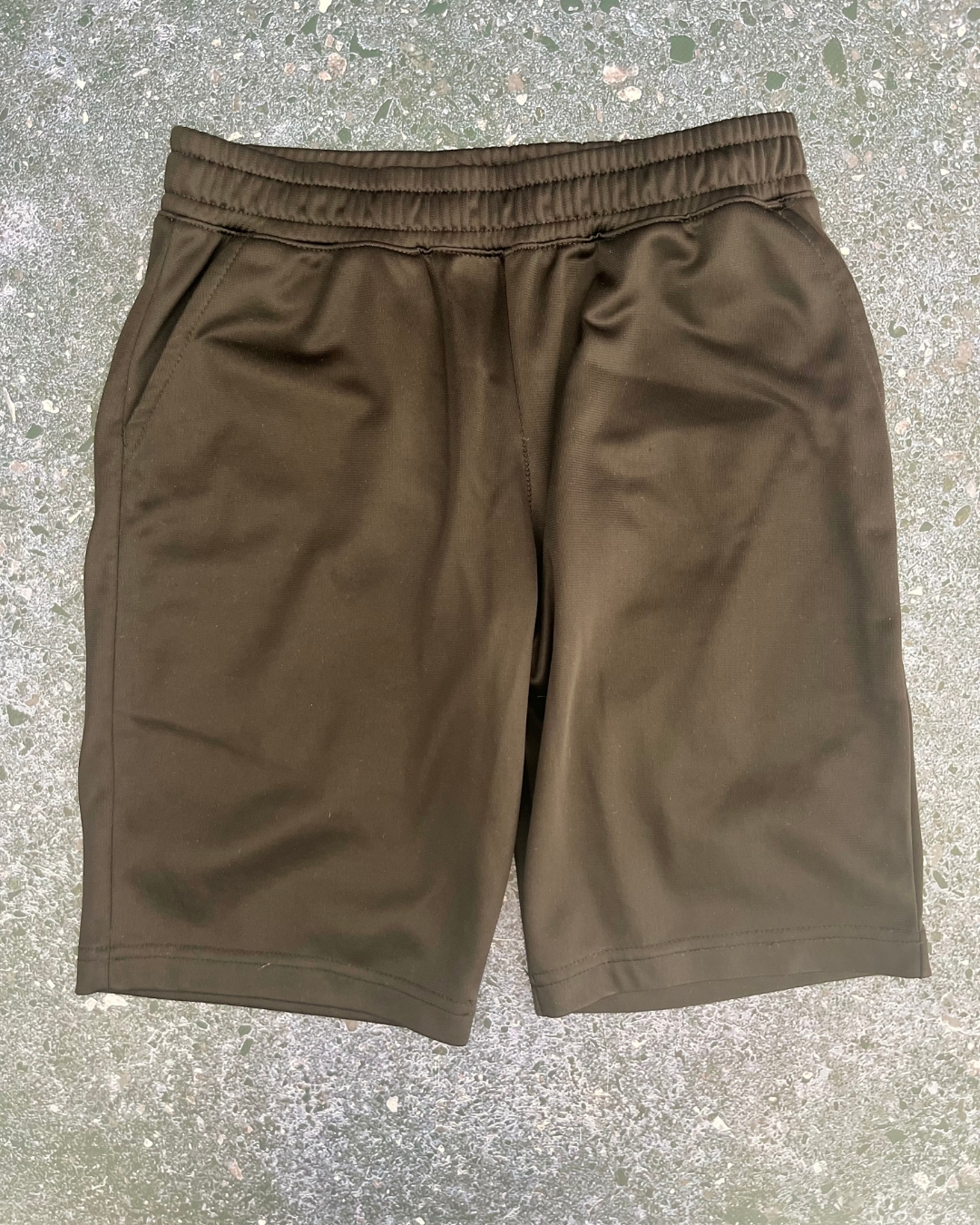 &US black silky shorts 9Y