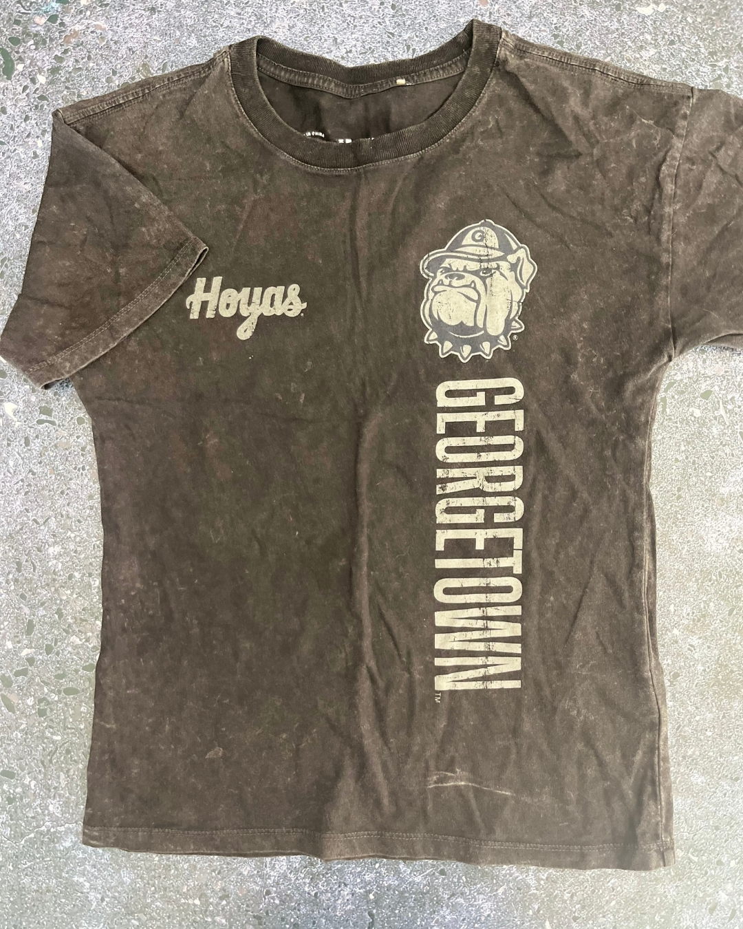 Cotton On black Georgetown T-shirt 9/10Y