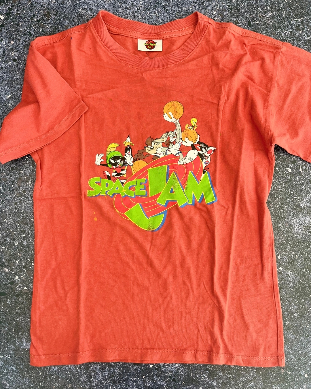 Cotton On red Space Jam T-shirt 8Y