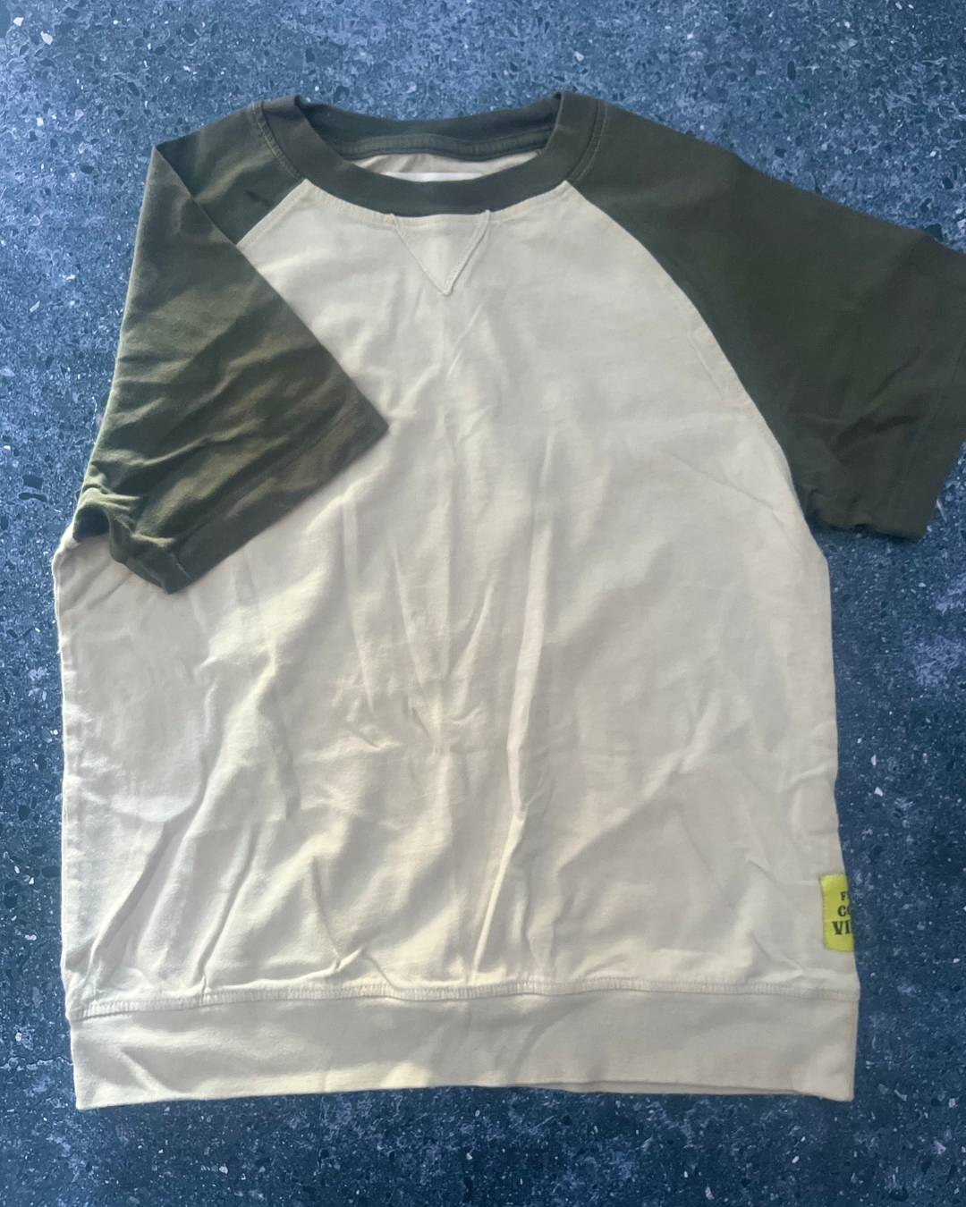 Zara khaki and green T-shirt 9Y
