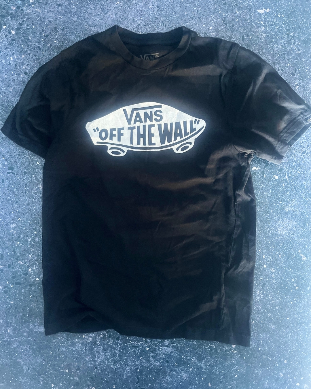 Vans black T-shirt 8/10Y