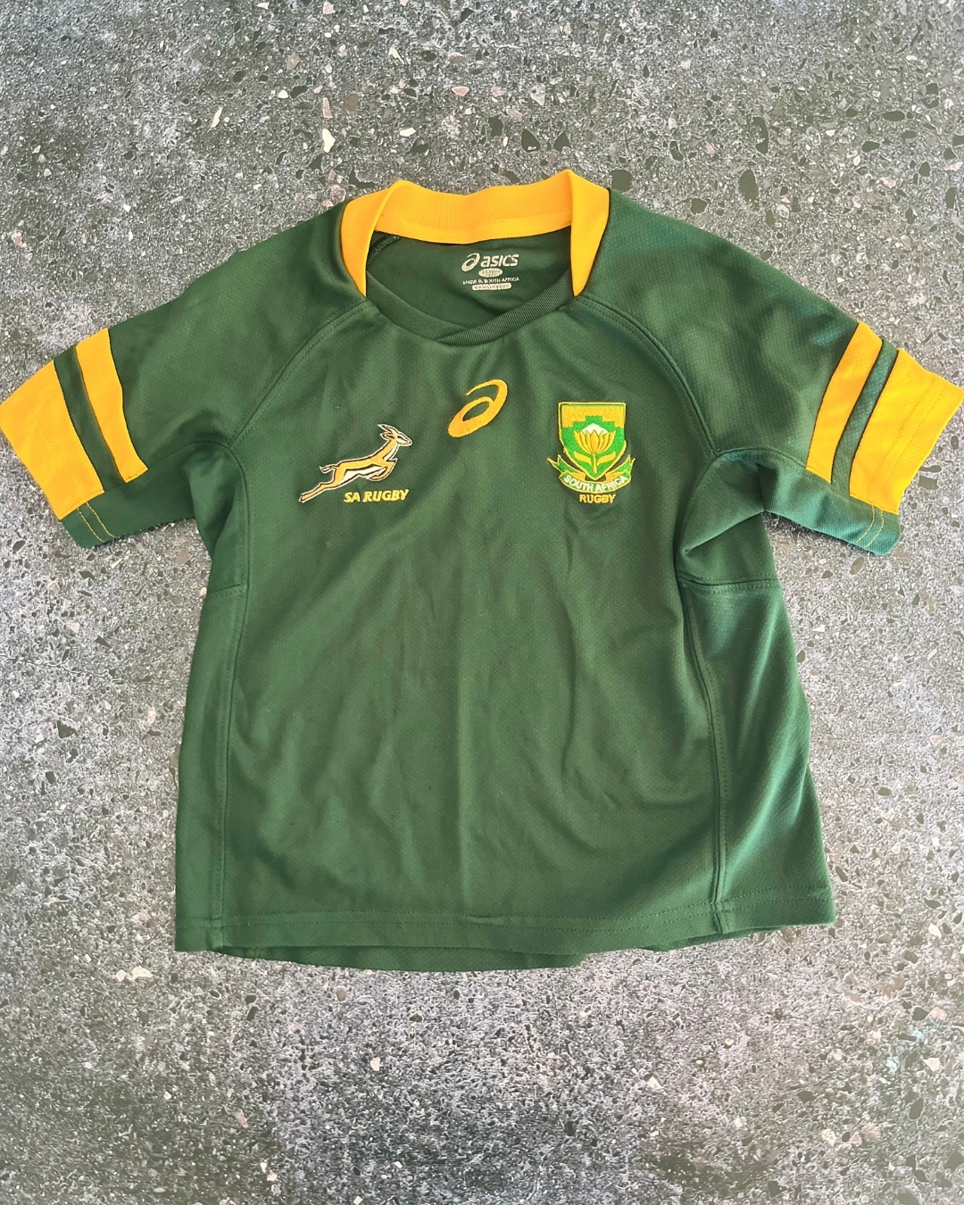 Asics South African rugby T-shirt 3/4Y