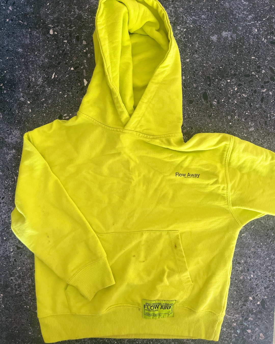 Zara green hoodie 7/8Y