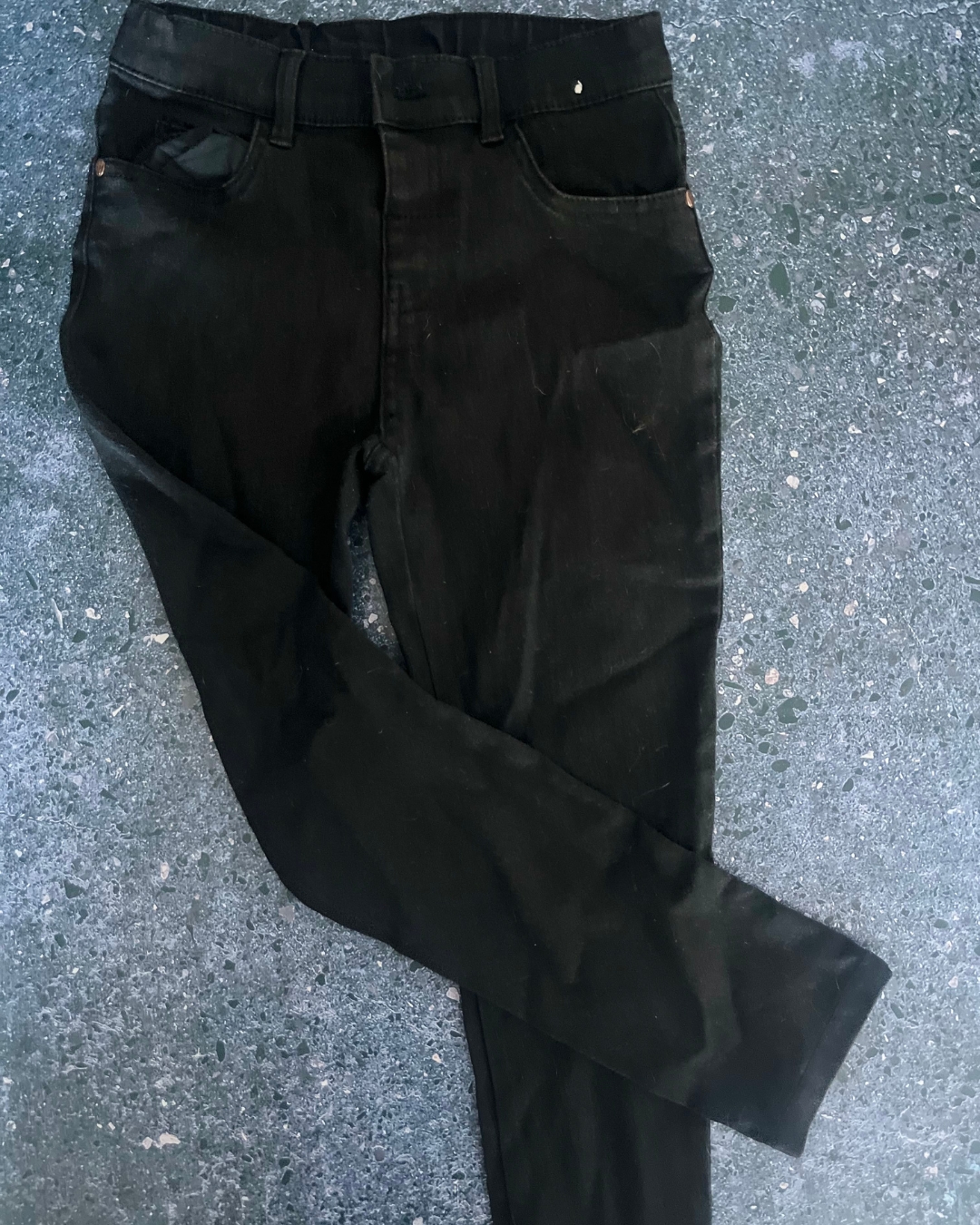 Qtee black jeans 7/8Y