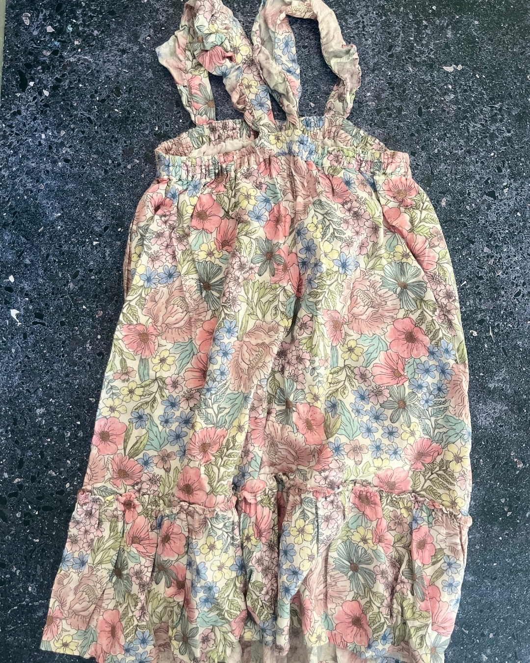 Cotton On white floral dress 8Y