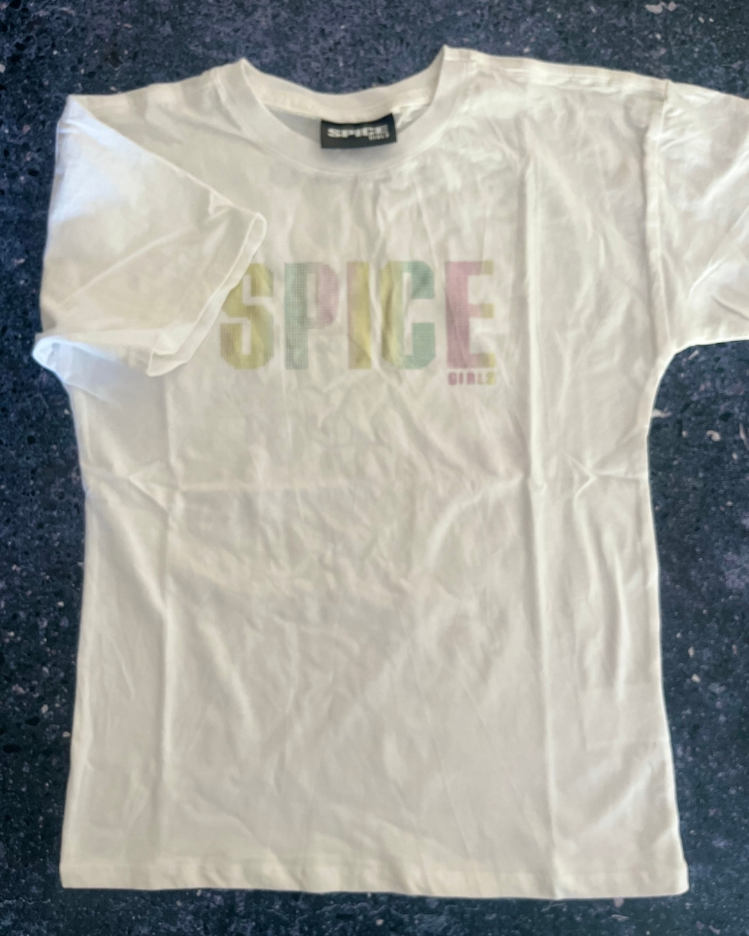 Cotton On white Spice Girls T-shirt 8Y