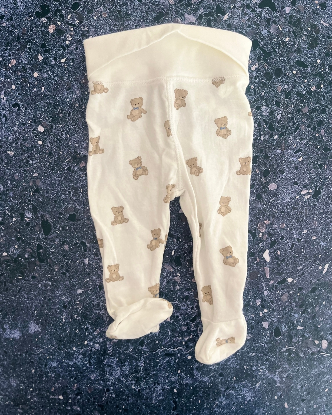 H&M white bear pants 1/2M