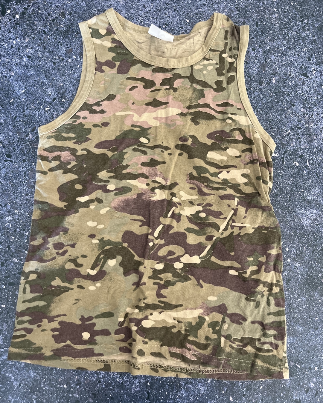 Rebel Republic brown camo vest 12/13Y