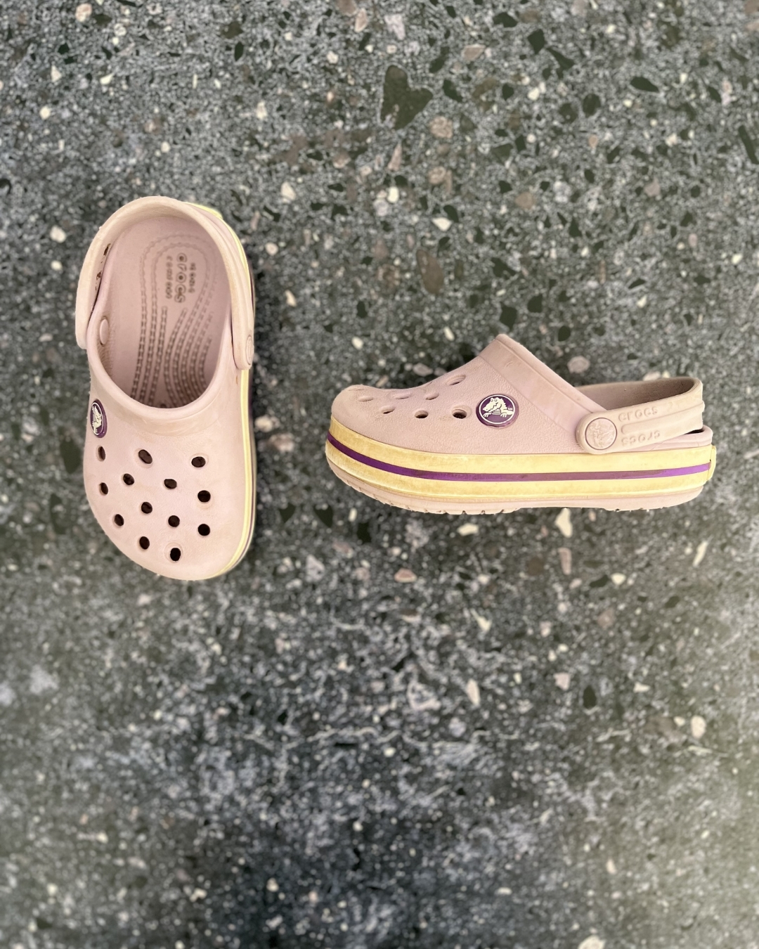 Crocs purple shoes Size 8