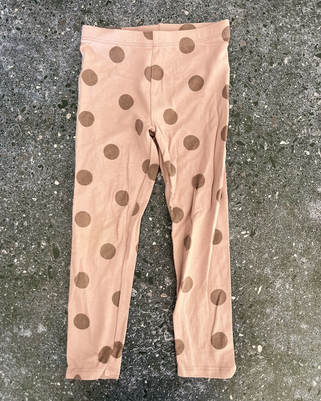 H&M purple polka dot pants 3/4Y