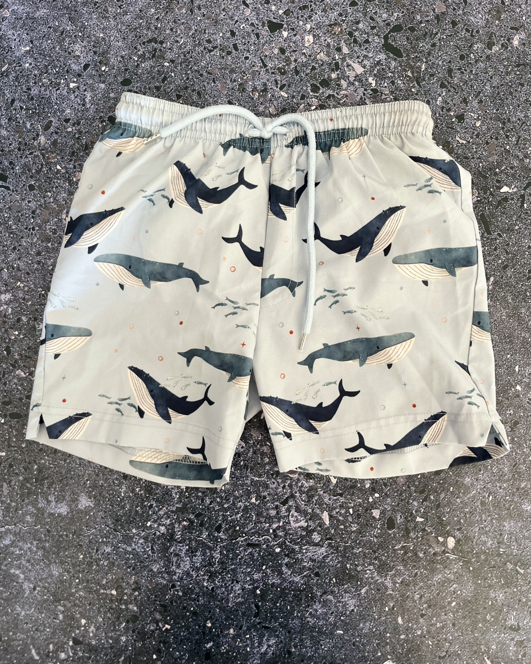 Home Grown Africa blue whales boardshorts 7/8Y