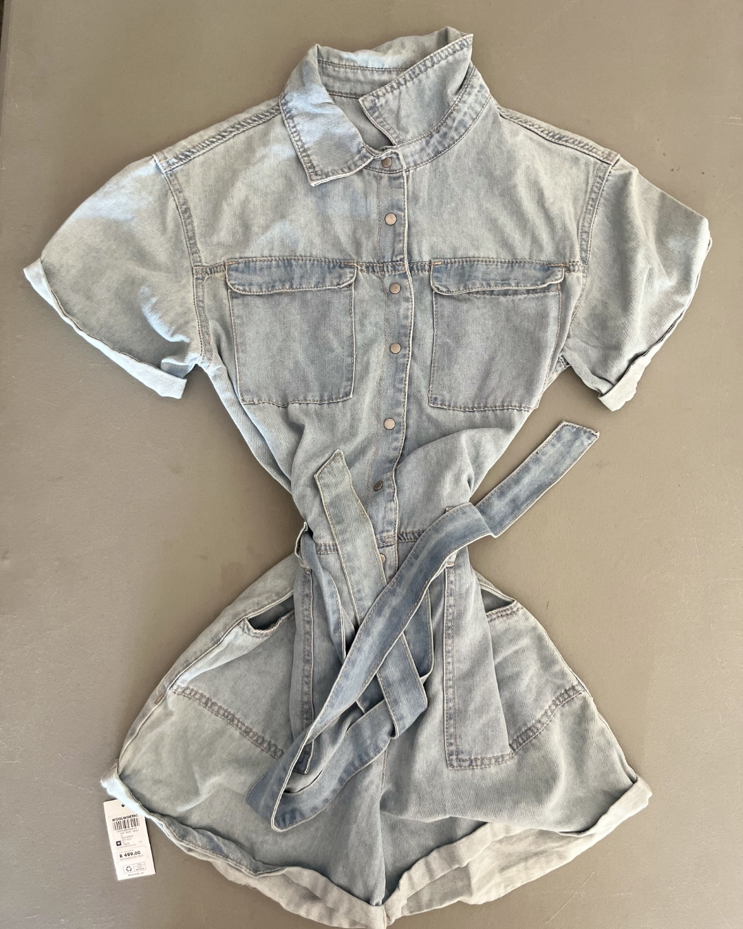 *NEW* RE: Kids blue denim jumpsuits 14Y
