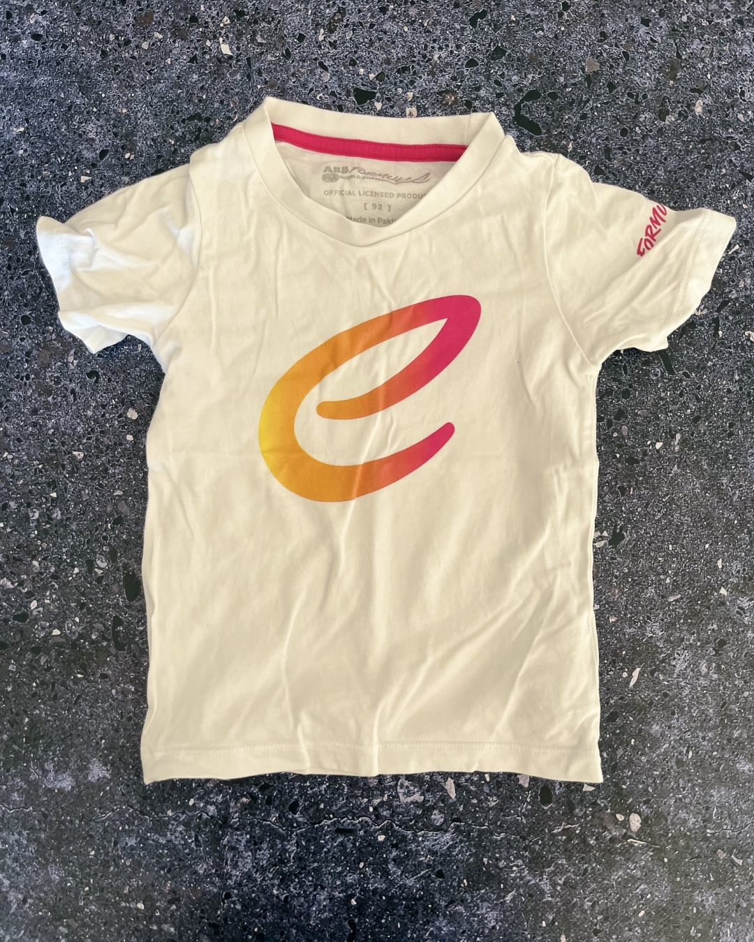 Formula E white T-shirt 2/3Y