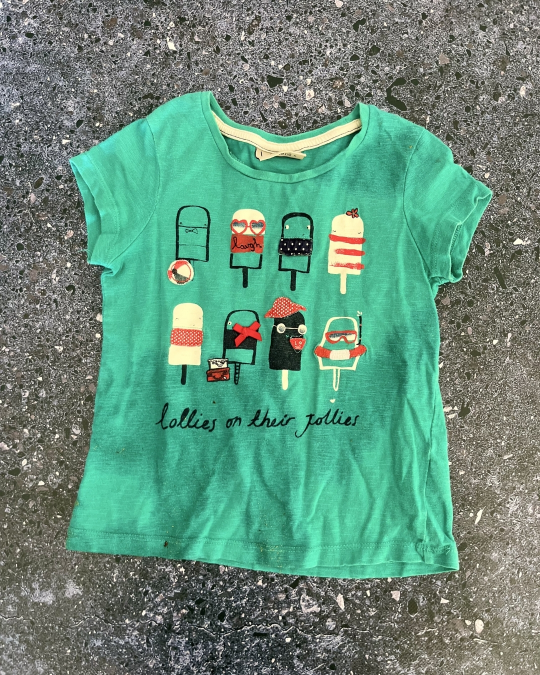 Next green lollies T-shirt 2/3Y