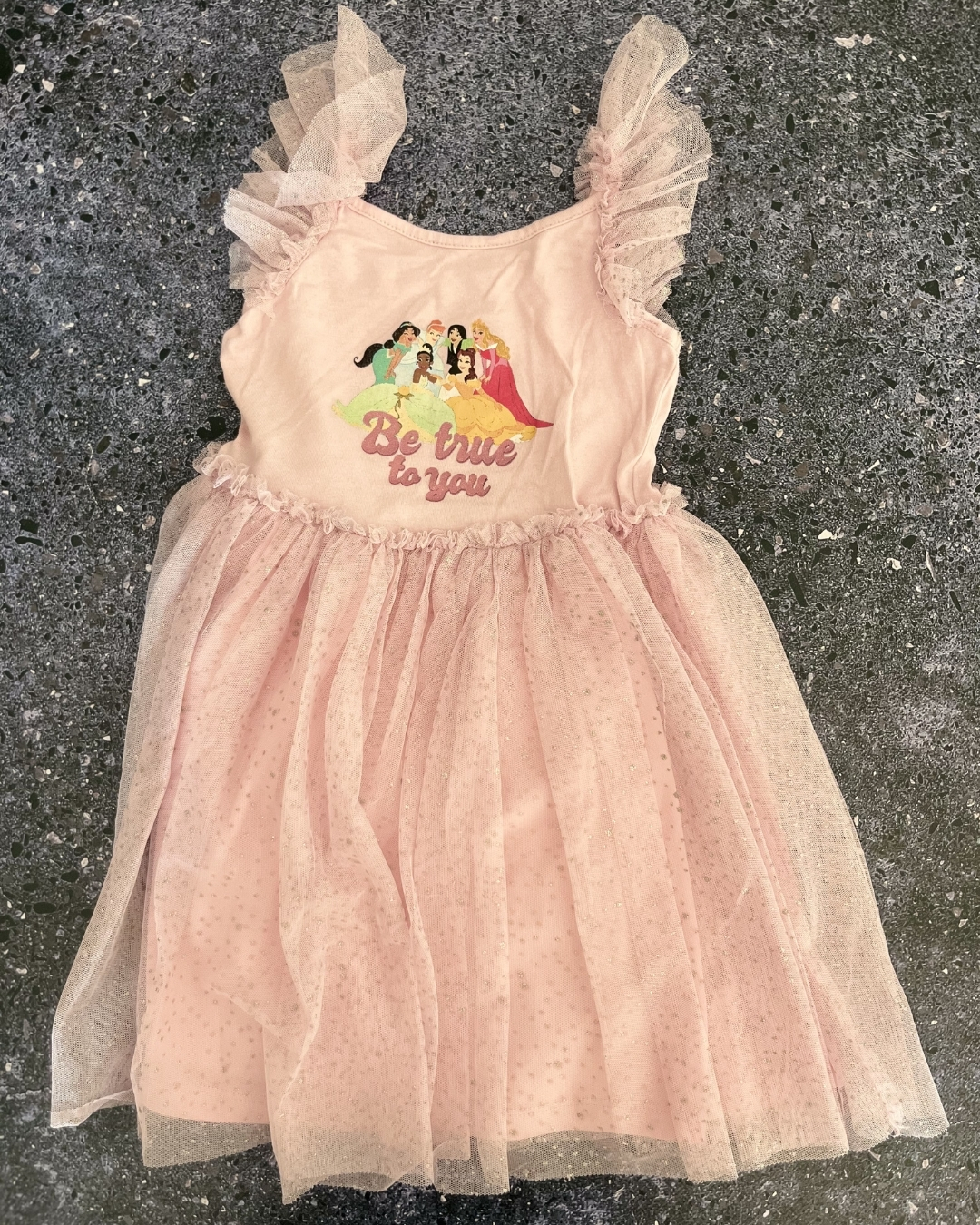 Disney pink tulle dress 4Y