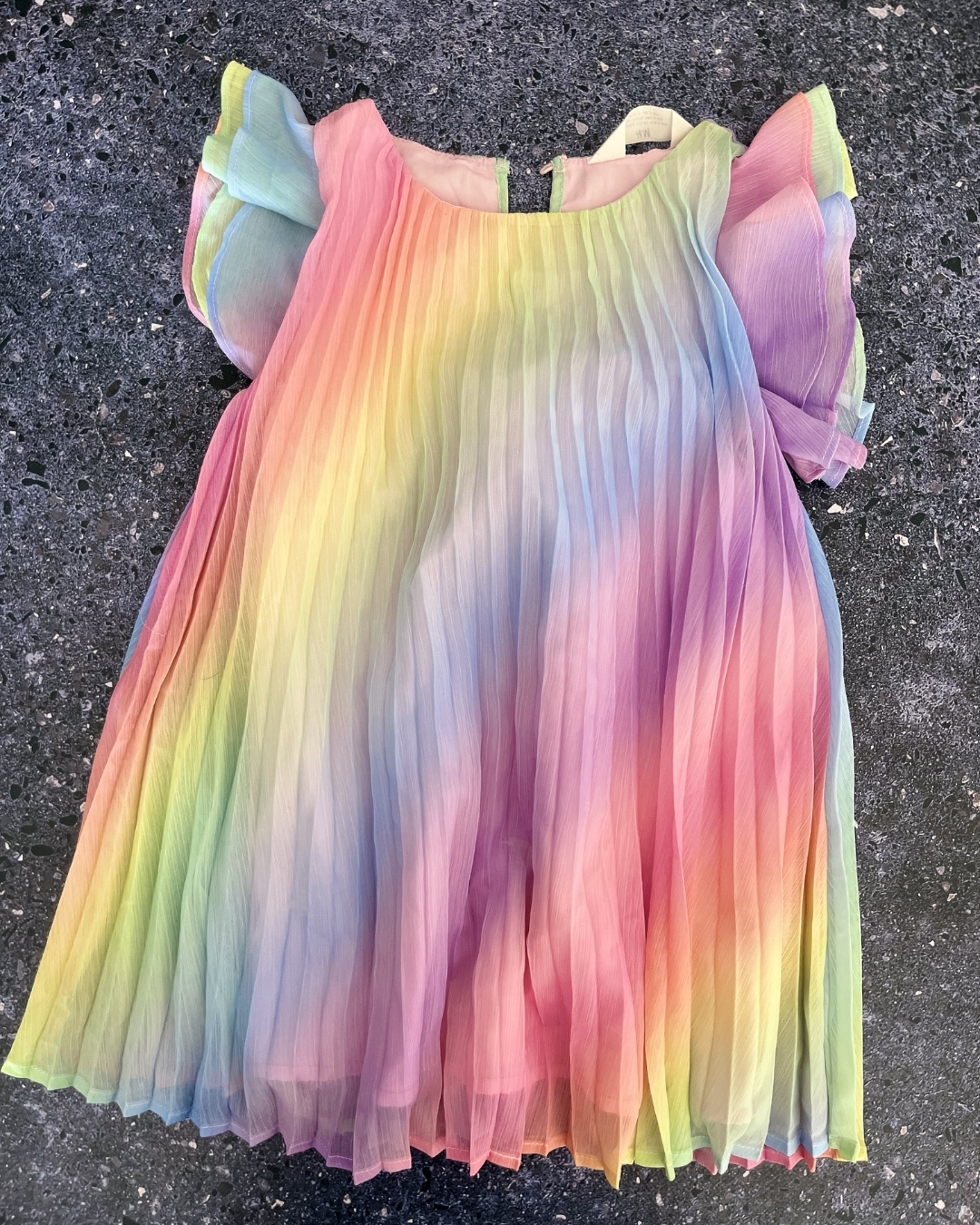 H&M rainbow dress 3/4Y