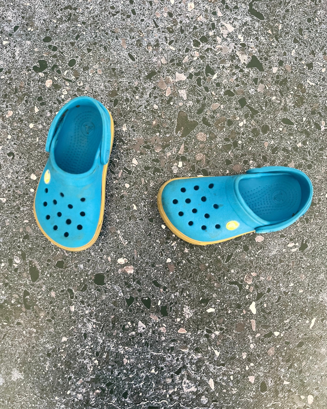 Crocs royal blue shoes Size 7