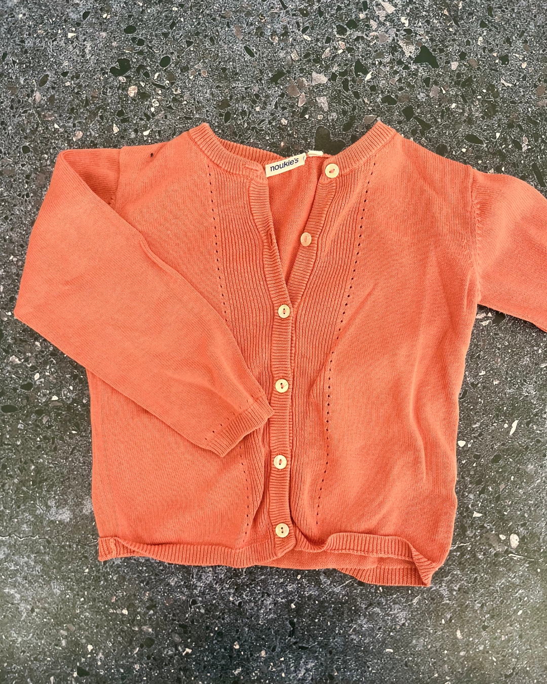 Zara pink knitted cardigan 3/4Y