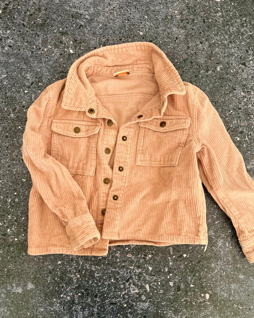 Tape A L'oeil pink corduroy jacket 4Y