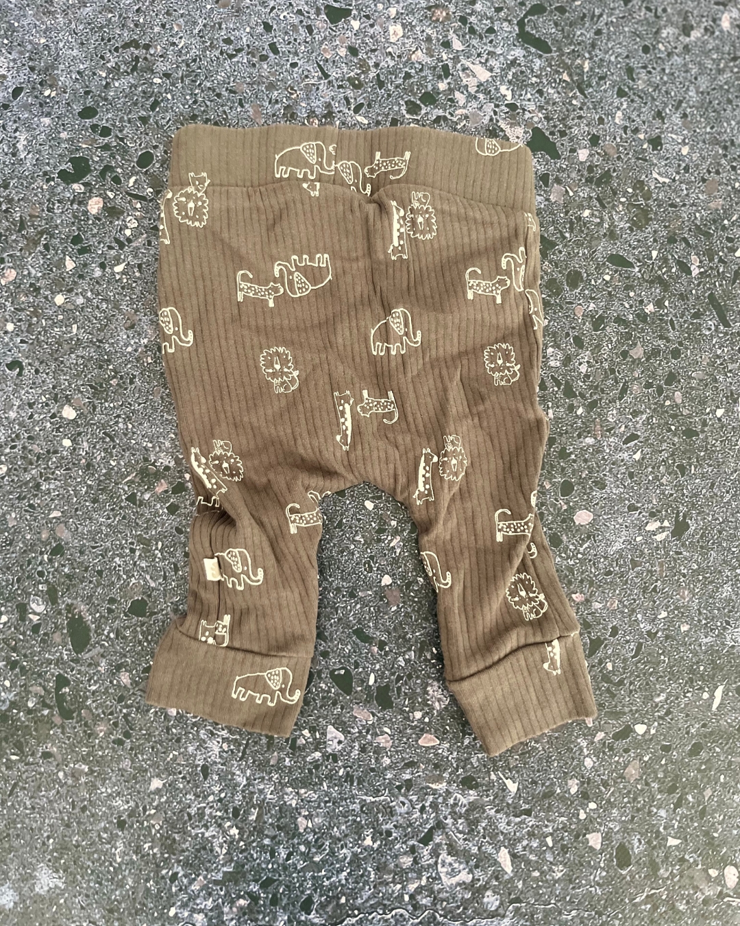 Woolworths grey ribbed dogs pants 1/3