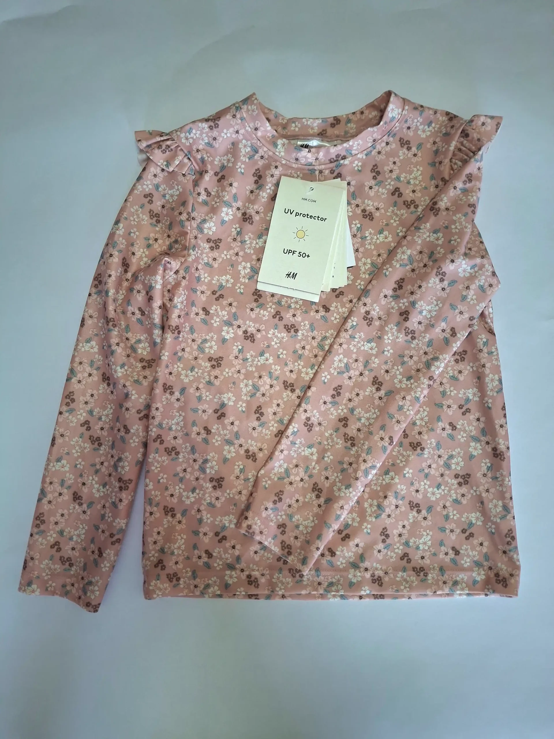 *New* H&M floral rash vest 4-6Y